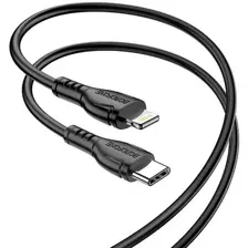 Кабель Borofone BX51 USB Type-C - Lightning (1 м, черный)