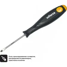 Inforce Отвертка шлицевая ProExpert SL3x60 06-09-58