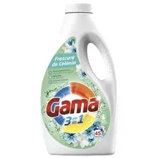 Гель для стирки белья Gama 3 в 1 Frescura de Colonia/Свежесть одеколона 2 л. (45 стирок)