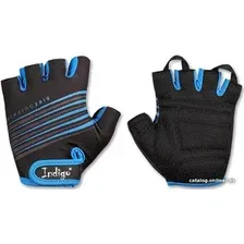 Перчатки Indigo SB-01-1575 (S, черный/синий)