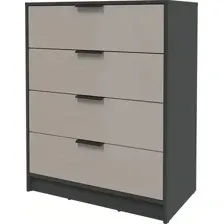 Комод Интерлиния Концепт КТ-К80 Глосс (антрацит/луна)