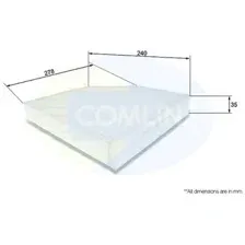 Салонный фильтр COMLINE EKF106