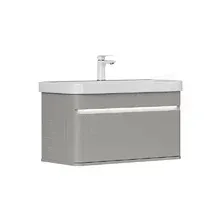 Тумба под умывальник EQUIL Elegante 80.1Y подвесная (амарок/белый)