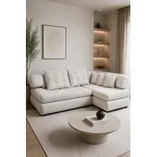 Угловой диван Sundays Home Рица правый (велюр бежевый)