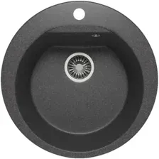 Кухонная мойка Polygran Atol-520 (черный 16)