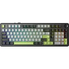 Клавиатура AULA F99 Pro (черный/белый/зеленый, Leobog Star Vector)