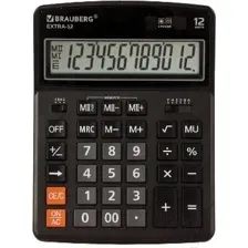 Калькулятор Brauberg Extra-12-bk (250481)