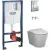 Унитаз подвесной AM.PM Sunny Flashclean C85C1701SC + GROHE Rapid SL 38772001