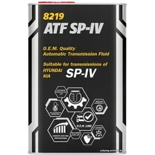 Трансмиссионное масло Mannol ATF SP-IV 8219 1л