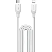 Кабель Momax DL53W1-Link Flow LC USB Type-C - Lightning (1.2 м, белый)