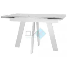 Стол обеденный DikLine  SKM120 White, белый мрамор