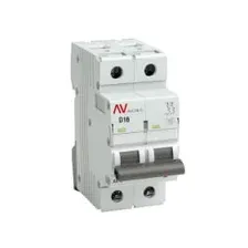 Выключатель автоматический AV-6 2P 16A (D) 6kA EKF AVERES