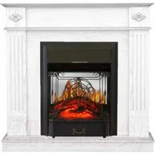 Каминокомплект Смолком Brighton + Majestic-s Lux BL LT  (бьянко белый)