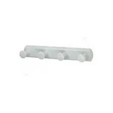 Планка с крючками Wasserkraft K-1074WHITE (белый Soft-touch)
