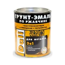 Грунт-Эмаль по ржавчине Dali 2 л (кр-коричневый) RAL 3011