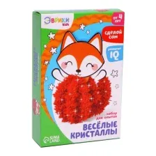 Набор для выращивания кристаллов Эврики Веселые кристаллы Лисичка / 4828445