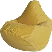 Кресло-мешок Flagman Макси XXL Г2.5-423 (Parma 1017 Mimosa, велюр)