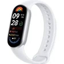 Фитнес-браслет Xiaomi Smart Band 9, серебристый/белый