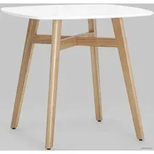 Кухонный стол Stool Group Target 80x80 SL-691 (белый/бук)