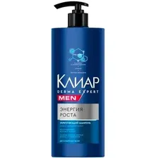 Шампунь Clear Men Derma Expert укрепляющий Энергия роста (1 л)