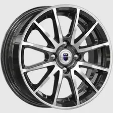 КиК Квант (КС960) 5,5x14 4/100 ET38 d-60,1 алмаз чёрный (Арт.76882)