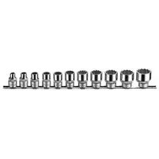 Набор головок 1/2",3/8",1/4" 11 предметов FORCE