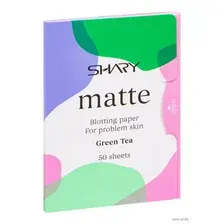 Матирующие салфетки для лица Зелёный чай (50 шт.)