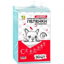 Одноразовая пеленка для животных Four Pets PFA104-30 (60x90см, 30шт)