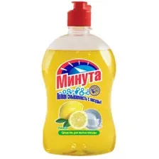 Минута средство для мытья посуды 500 г лимон