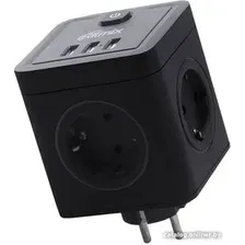 Сетевой фильтр Ritmix RM-043 (черный)