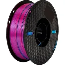 Филамент Kingroon PLA Tri Color Silk 1.75мм NSC030 (1кг, Golden/Purple/Red/Blue)