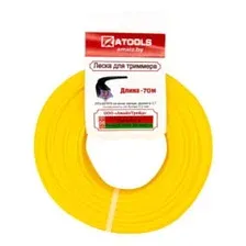 Леска для триммера 2,7мм х 70 м звезда ATOOLS ЛТЗ-027070