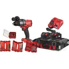 Ударная дрель-шуруповерт Milwaukee M18 FUEL Promo FPD3100P-502P 4933498240 (с 2-мя АКБ 5 Ач, кейс, н