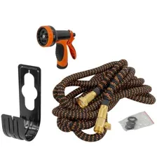 WMC TOOLS - Шланг садовый в комплекте с пистолетом-распылителем 15м / WMC-TG7106005-15M