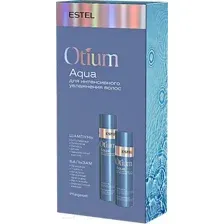 Набор косметики для волос Estel Otium Aqua для интенсивного увлажнения волос Шампунь+Бальзам (250мл+200мл)