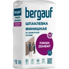 Шпатлевка Bergauf Finish Zement финишная (20кг, серый)