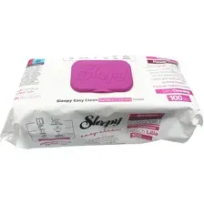 Влажные салфетки для уборки SLEEPY Lilium Bouquet, 100 шт