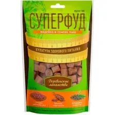 Лакомство для собак Деревенские лакомства Индейка и семена льна 90 г