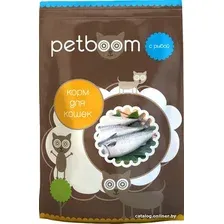 Сухой корм для кошек PetBoom Для взрослых кошек с рыбой 10 кг