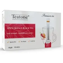 Чай черный Teatone Пряный апельсин (100 стиков)