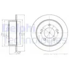 Тормозной диск DELPHI BG4220