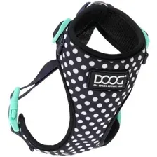 Шлея Doog Neoflex Pongo HARN3SOFT-M (черный в белую крапинку)