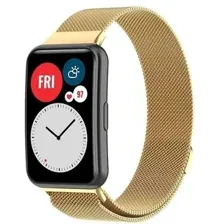 Браслет Rumi Milanese loop металлический для Huawei Watch FIT, Watch FIT Elegant (золотистый)