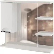 Mixline Шкаф с зеркалом Этьен 80 L 540870 (с подсветкой)