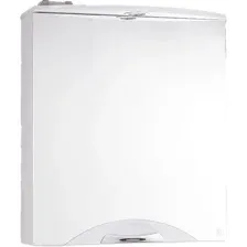 Symbolite Шкаф с зеркалом для ванной Жасмин 2 600/С Люкс (белый)