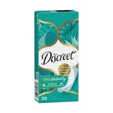Прокладки ежедневные Discreet Deo Water Lily Multiform Single (20 шт)