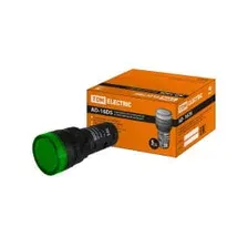 Лампа AD-16DS (LED) матрица 16 мм зеленый 24В AC/DC TDM SQ0702-0058