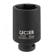 JCB-4458536 Головка ударная глубокая 1/2', 36мм (6гр.)