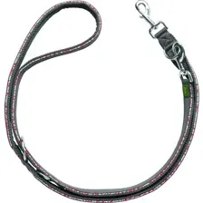 Поводок Hunter Divo Reflect, 69120, красный/черный, 1.5х200 см