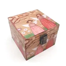 Сувенирная шкатулка DH196-3, 12х12х9 см